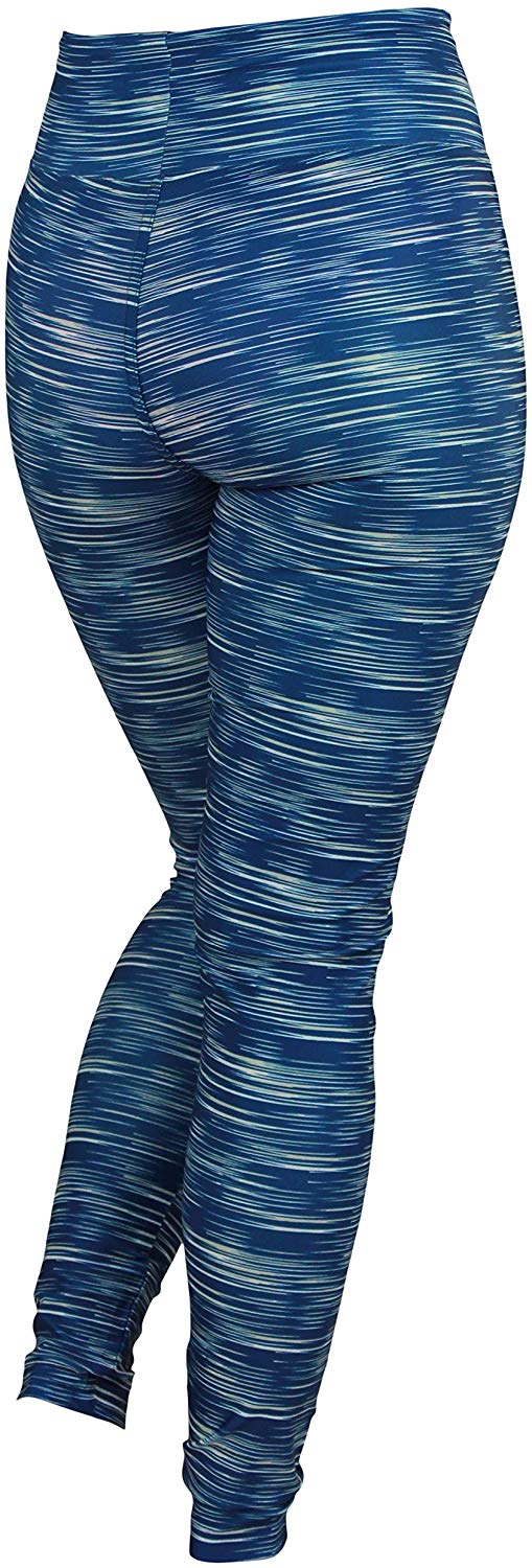 Zubaz NFL Football Women's Indianapolis Colts Space Dye Legging