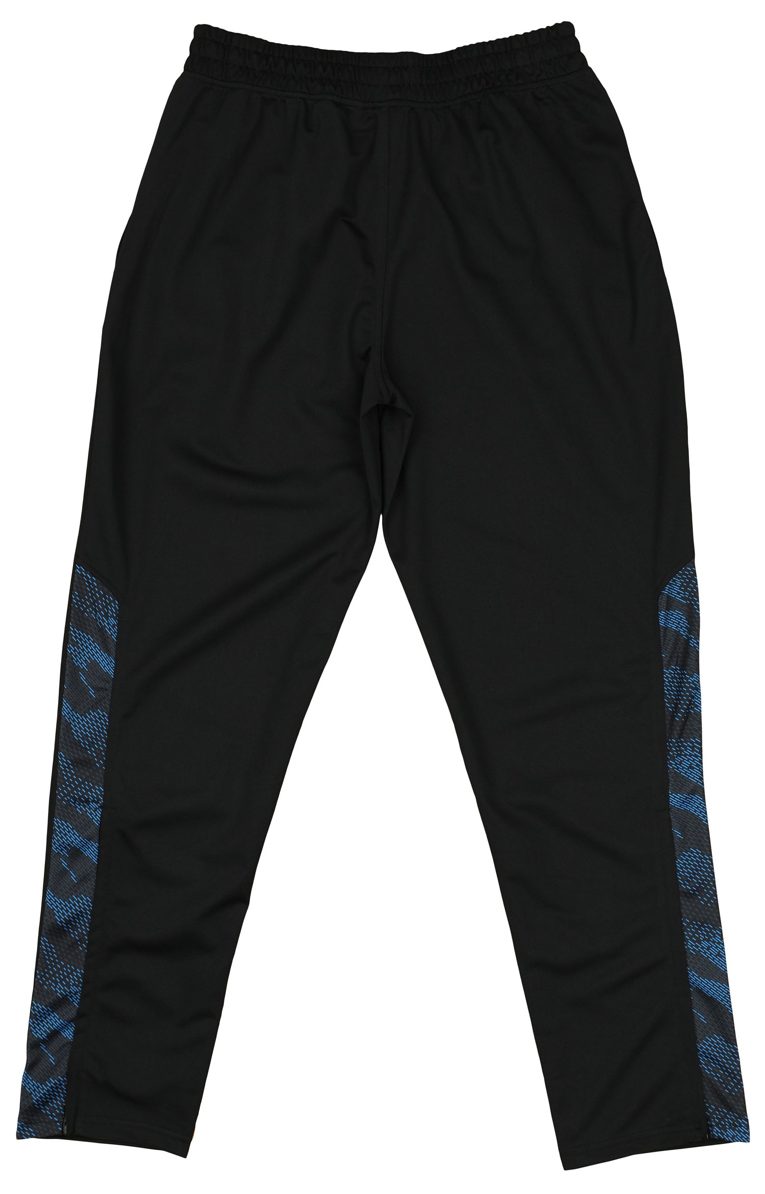 Zubaz NFL Men's Carolina Panthers Viper Accent Elevated Jacquard Track Pants