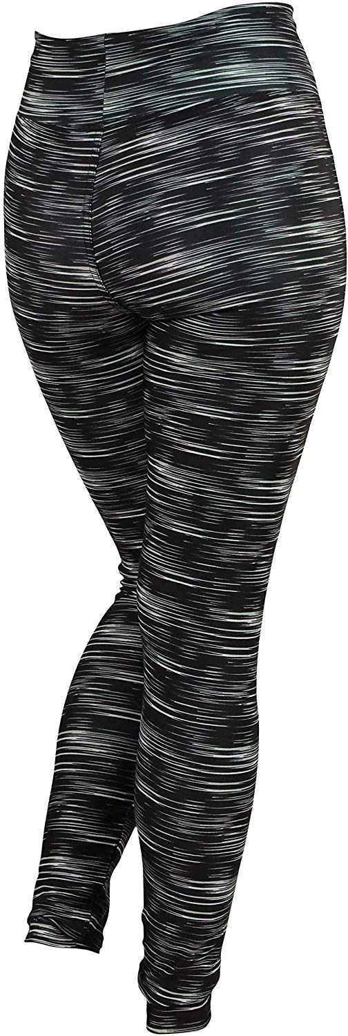 Zubaz NFL Football Women's Oakland Raiders Space Dye Legging