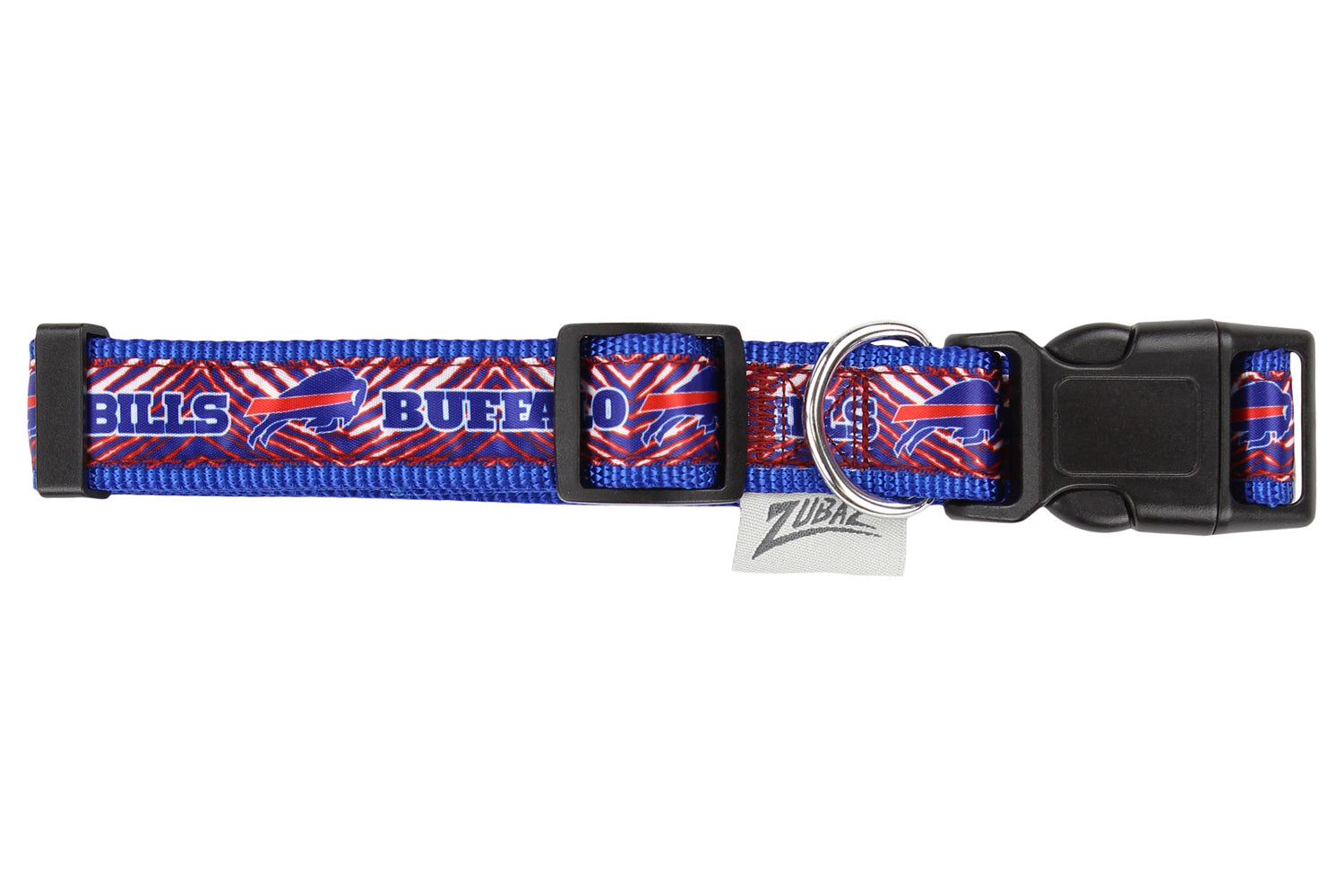 Zubaz X Pets First NFL Buffalo Bills Team Adjustable Dog Collar