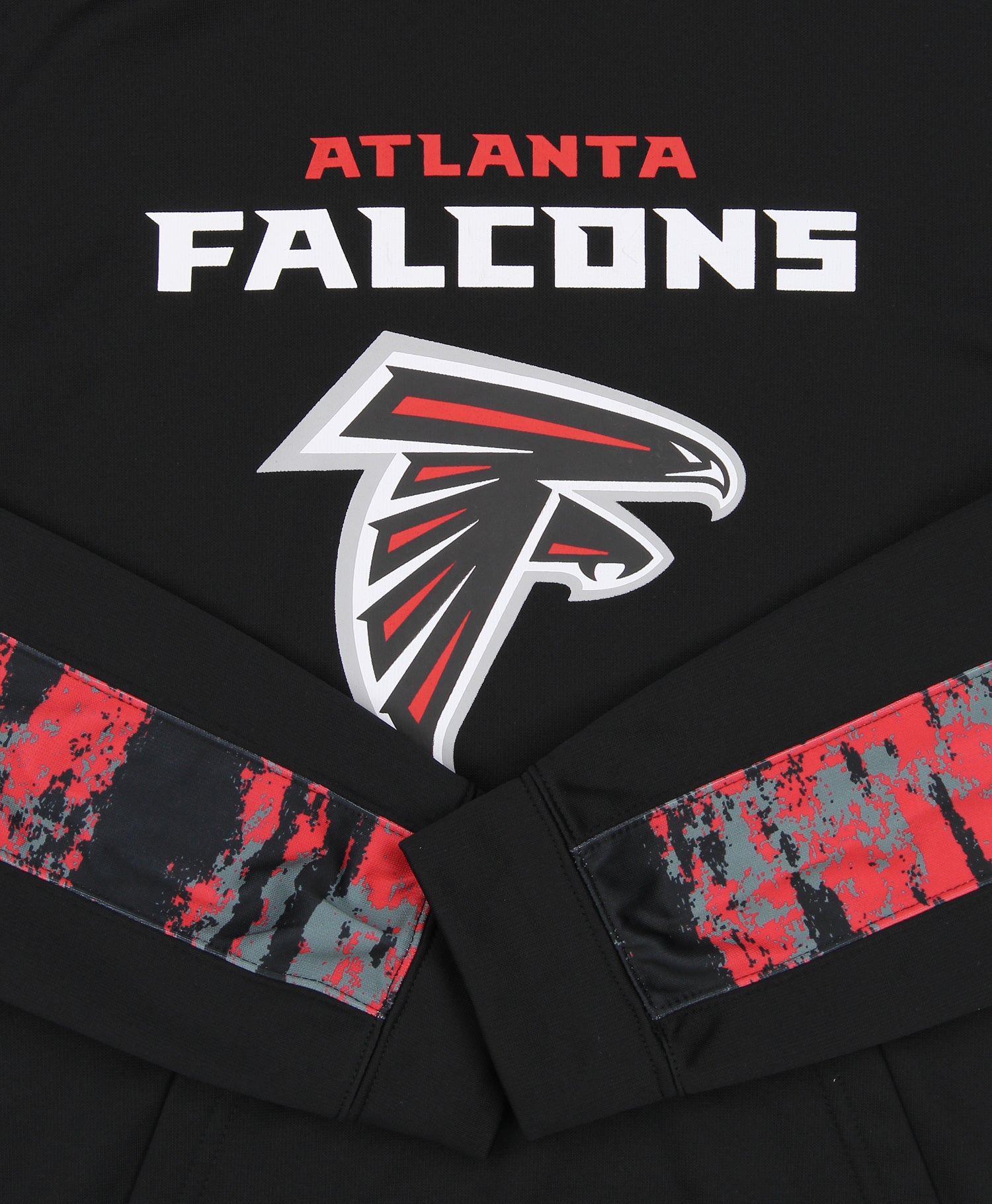 Zubaz NFL Men's Atlanta Falcons Performance Hoodie w/ Oxide Sleeves