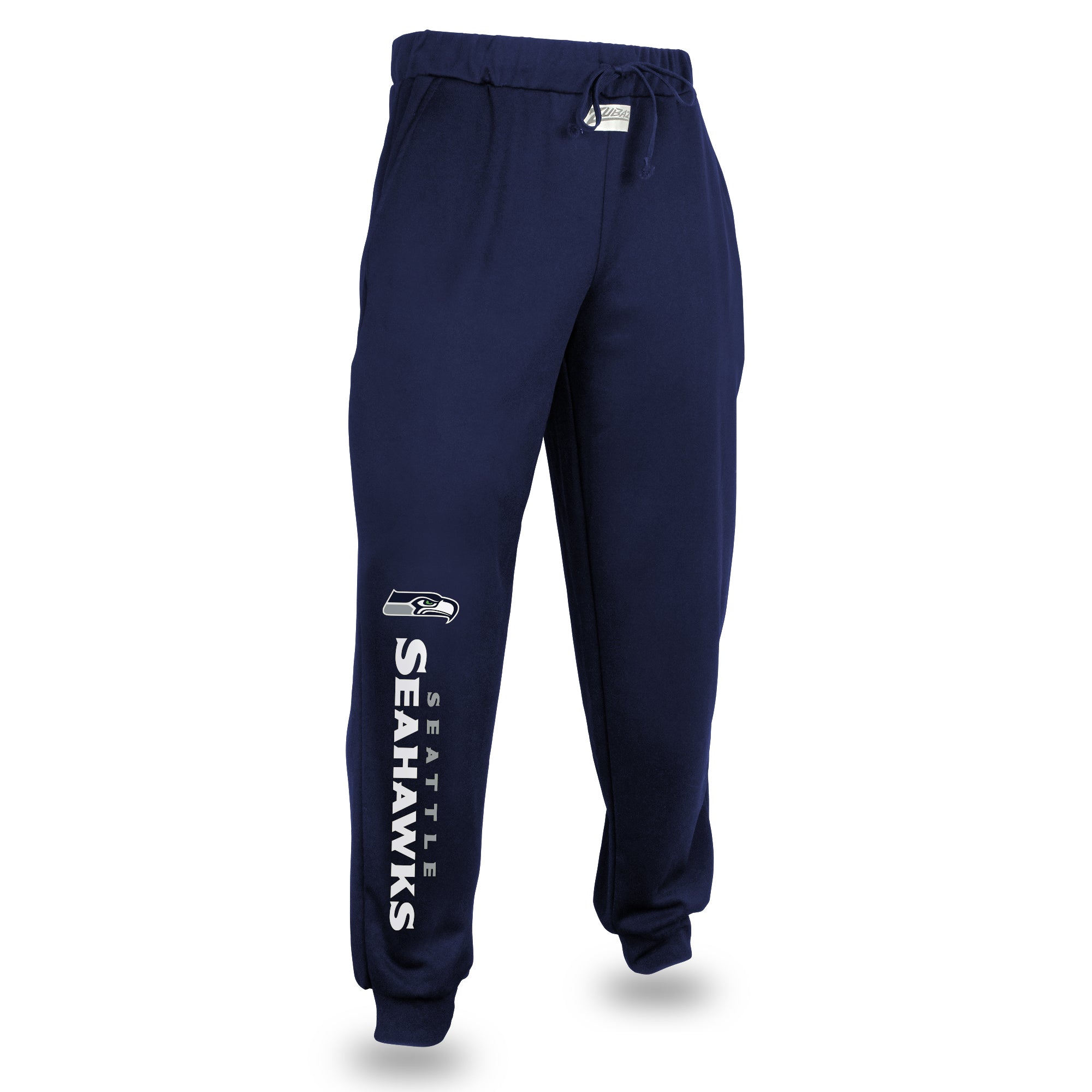 Zubaz NFL Men's Seattle Seahawks Team Color Joggers, Navy