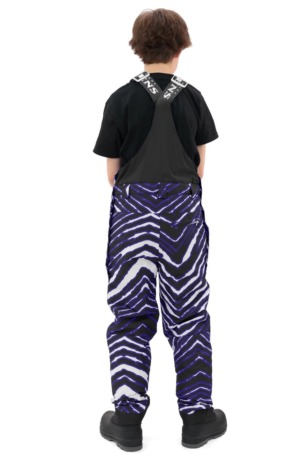 Zubaz NFL Kids Blizzard Jr Snow Bib Overalls - Seattle Seahawks Retro