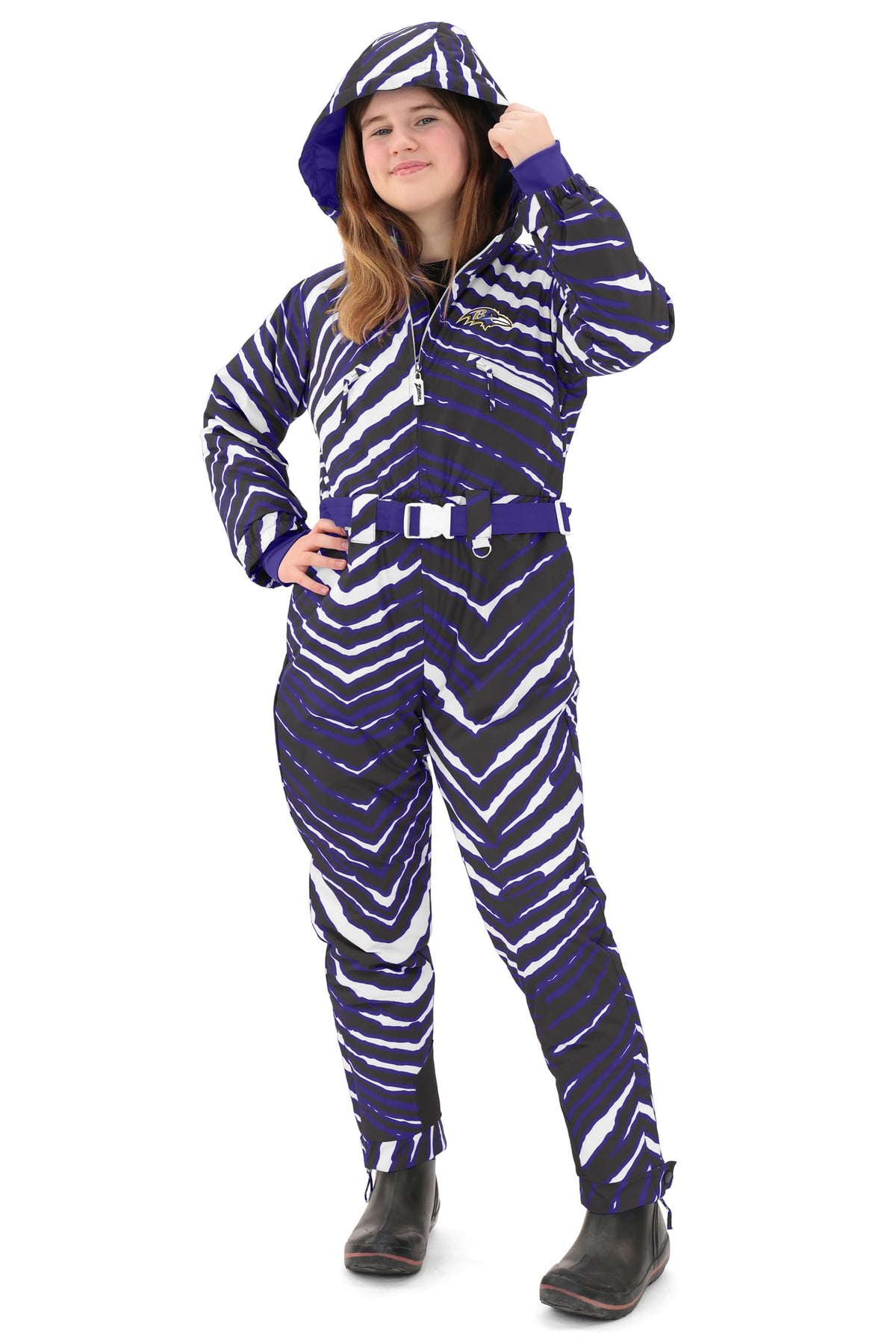 Zubaz NFL Kids Tundra Tux Jr Snowsuit - Seattle Seahawks Retro