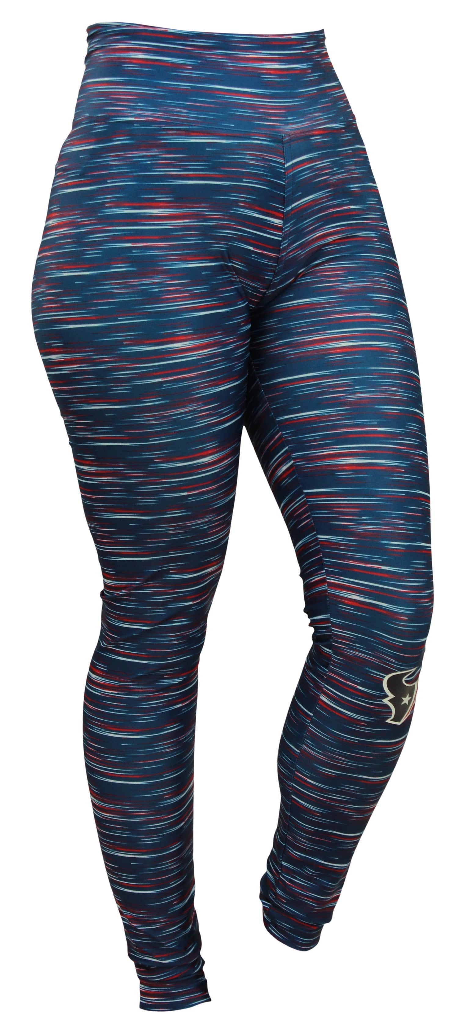 Zubaz NFL Football Women's Houston Texans Space Dye Legging