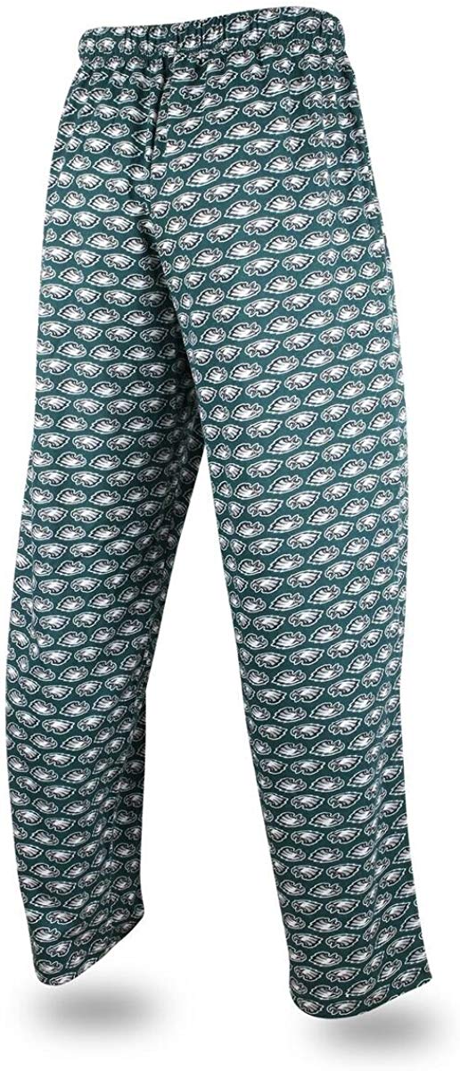 Zubaz NFL Football Men's Philadelphia Eagles Print Logo Comfy Pants