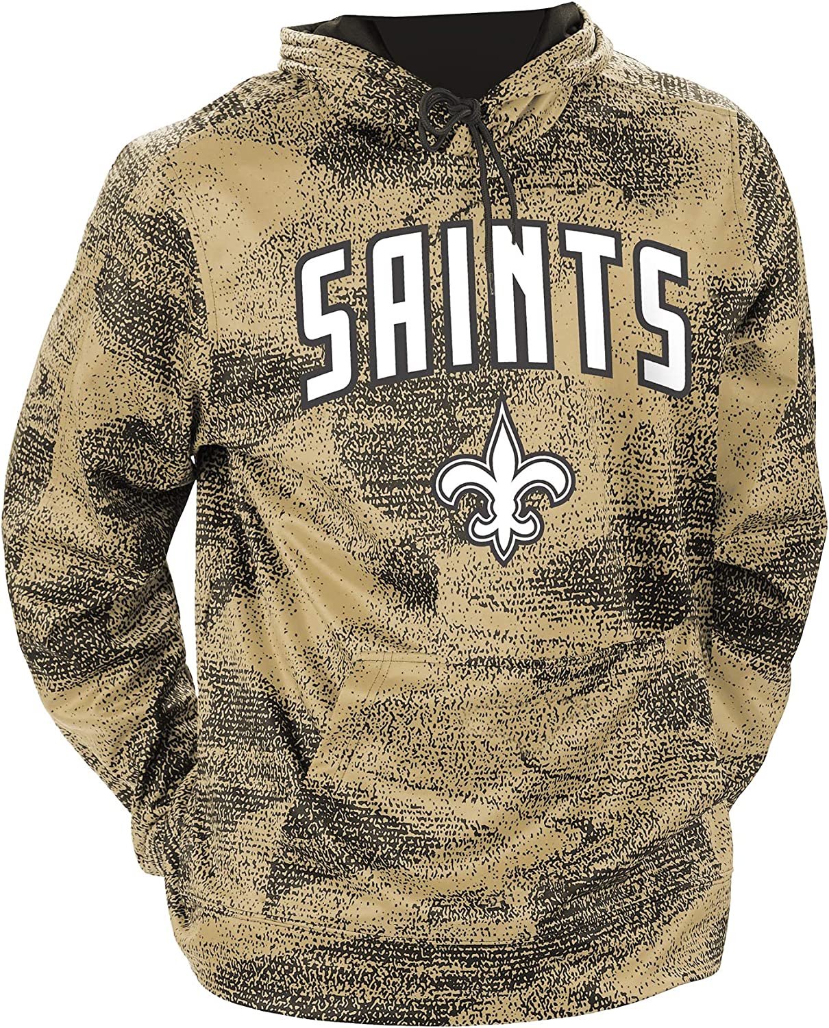 Zubaz New Orleans Saints NFL Men's Static Hoodie