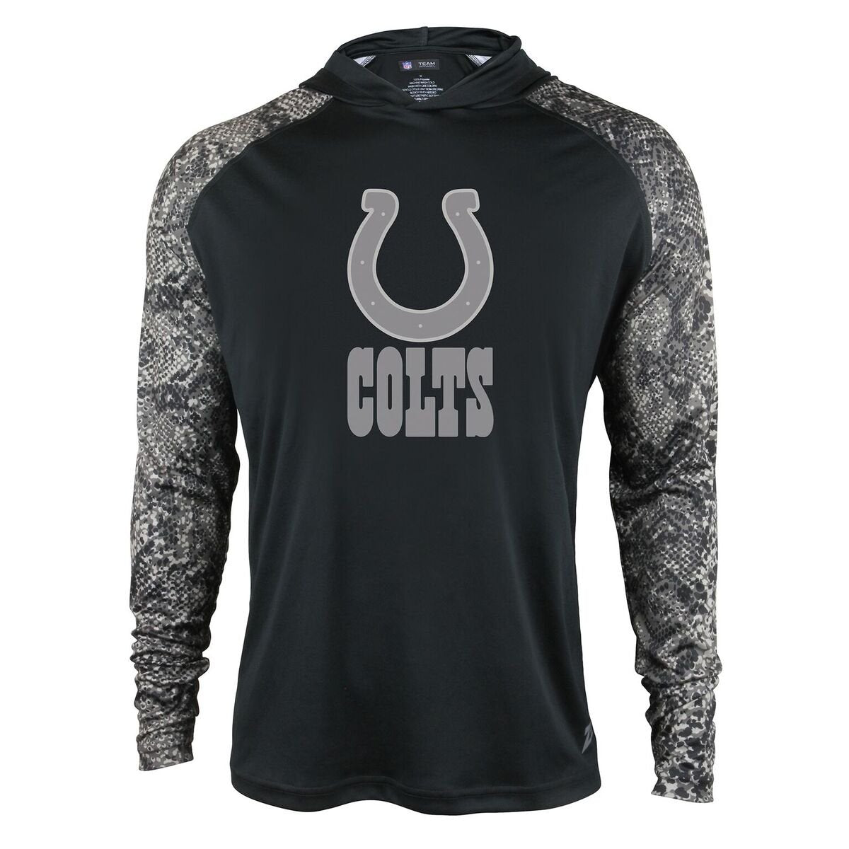 Zubaz Men's NFL Indianapolis Colts Tonal Lightweight Hoodie