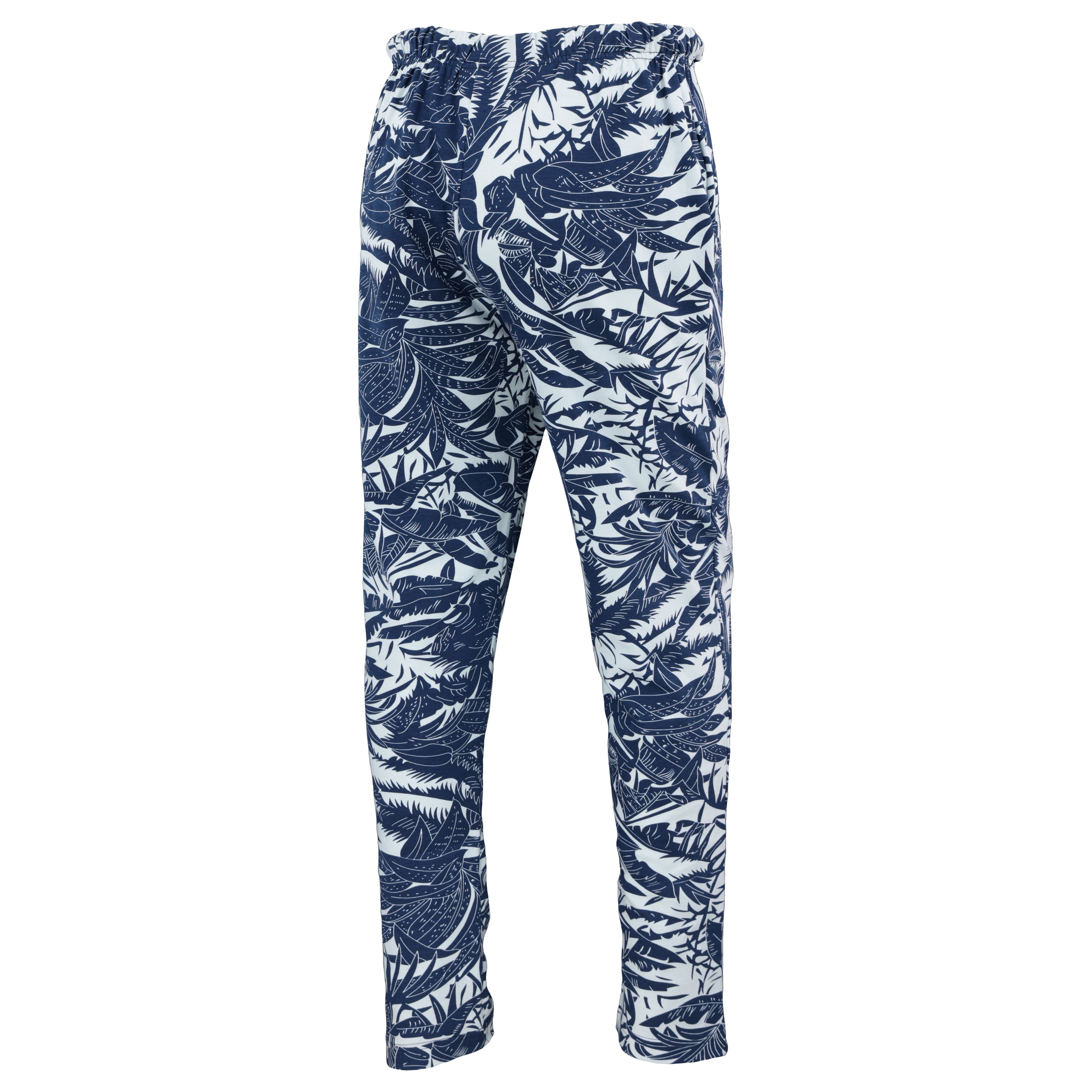 Zubaz 88 Men's The Original Pants - NAVY/WHITE TROPICS