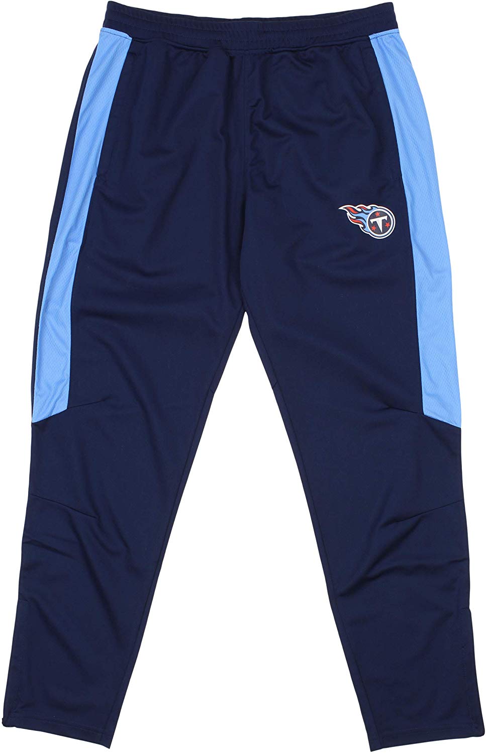 Zubaz NFL Football Men's Tennessee Titans Athletic Track Pant