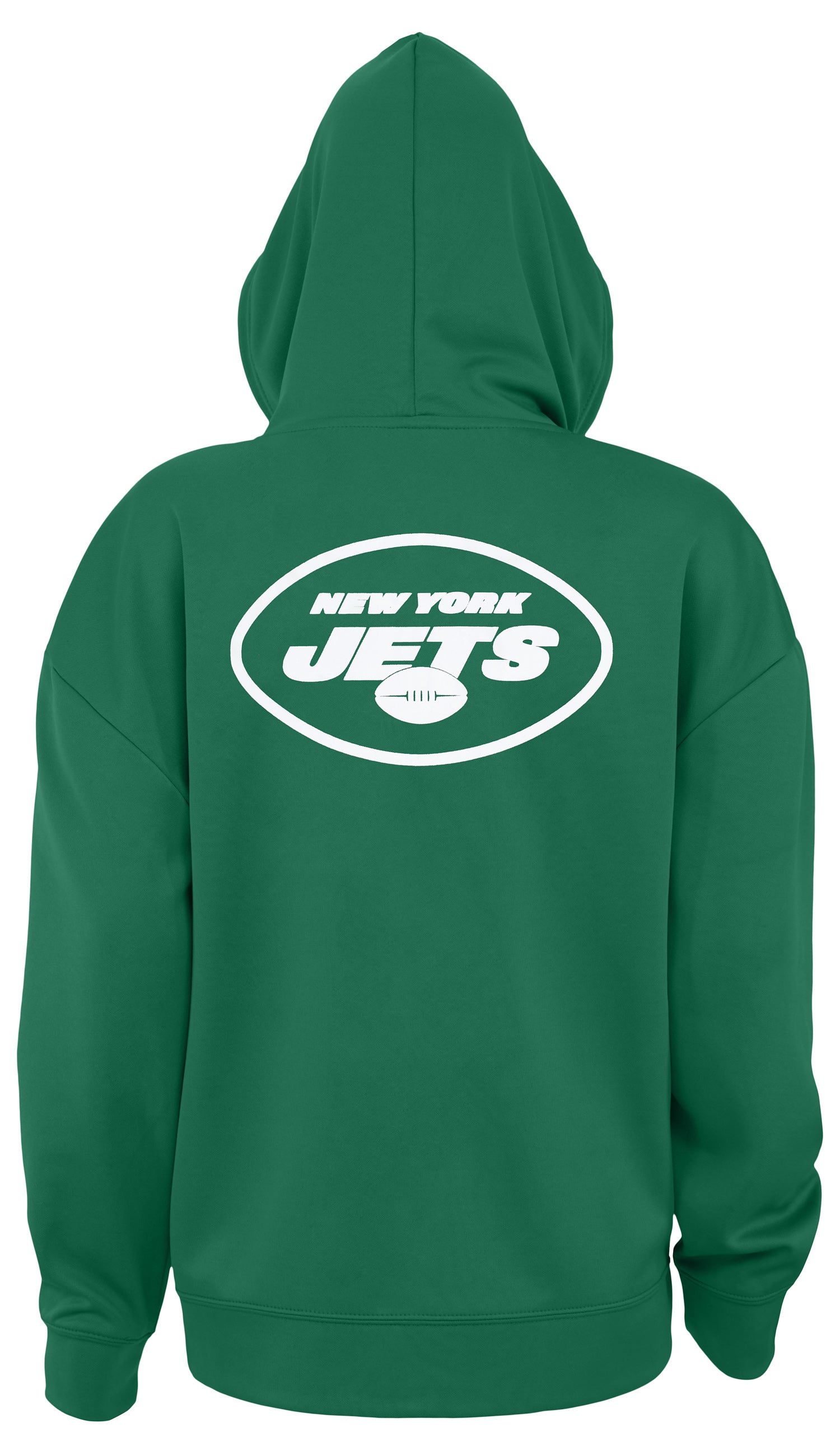 Zubaz NFL Women's Standard Full Zip Hoodie New York Jets