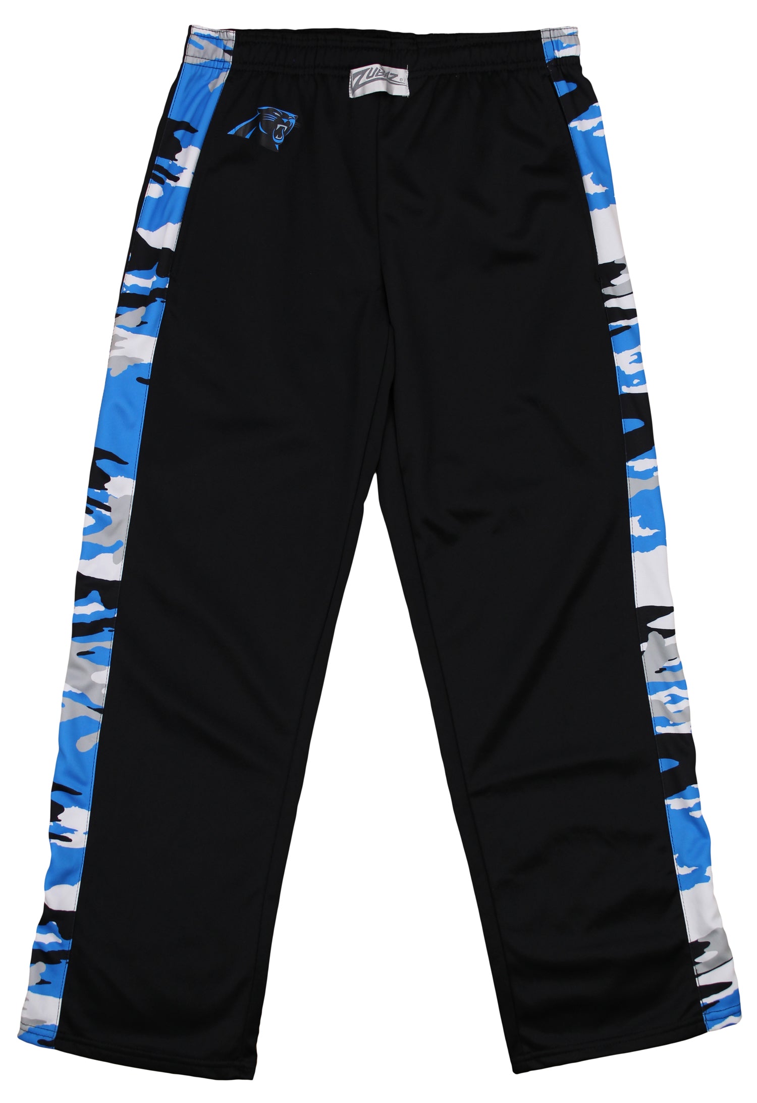 Zubaz Men's NFL Carolina Panthers Camo Print Stadium Pants