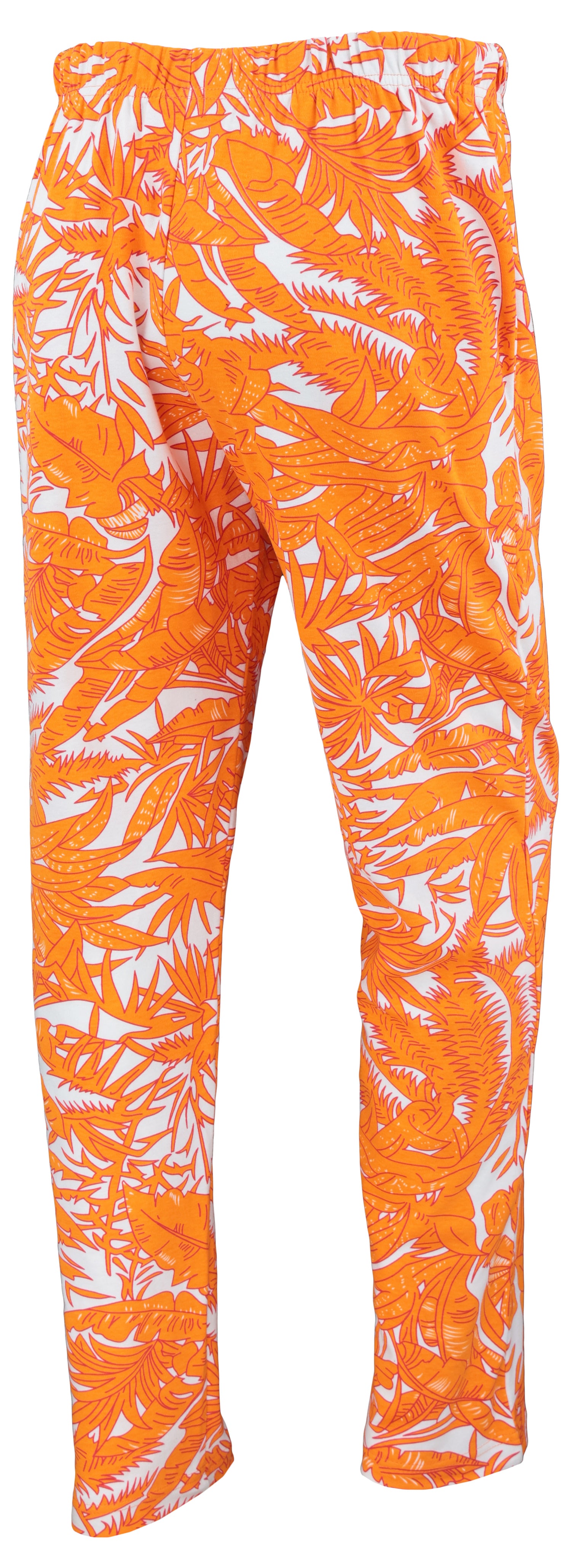 Zubaz 88 Men's The Original Pants - BLAZE ORANGE/RED TROPICS