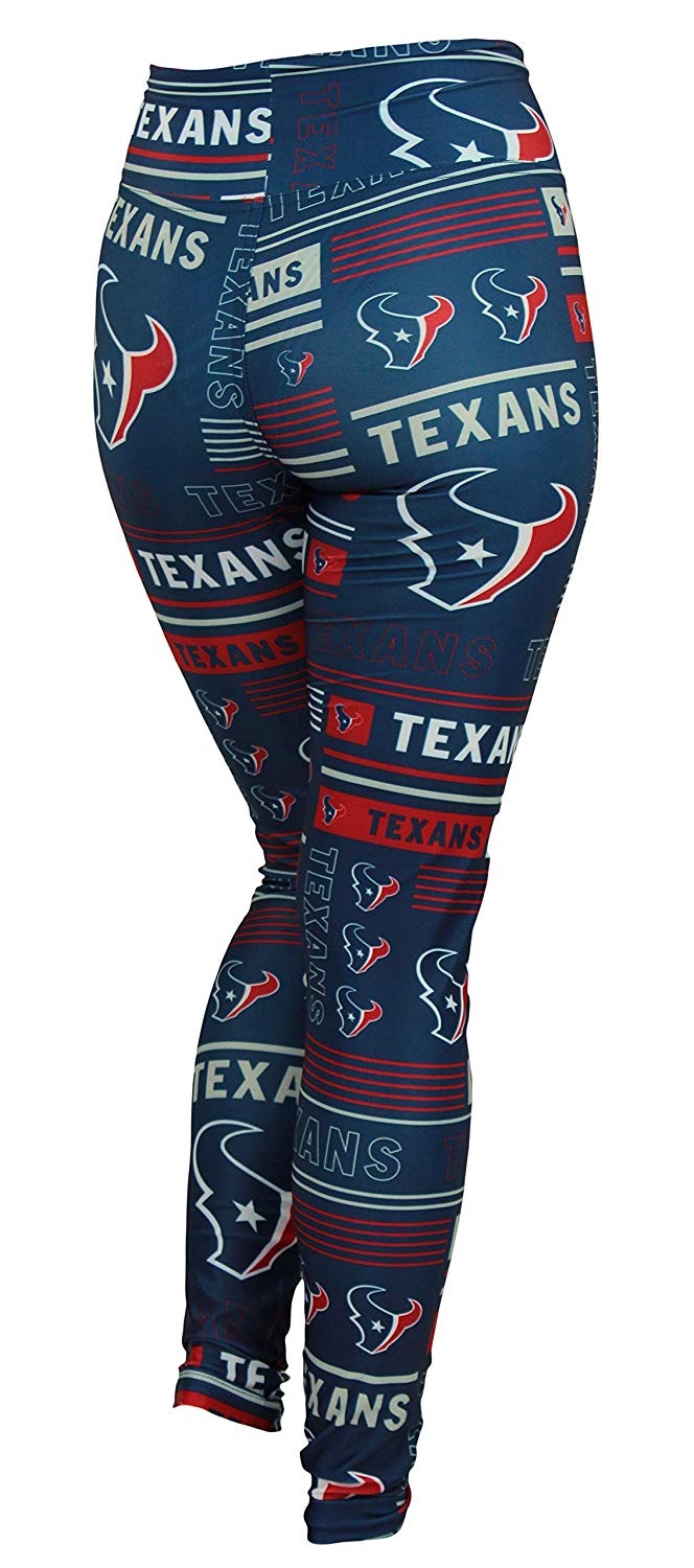 Zubaz NFL Houston Texans Women's Team Column Leggings