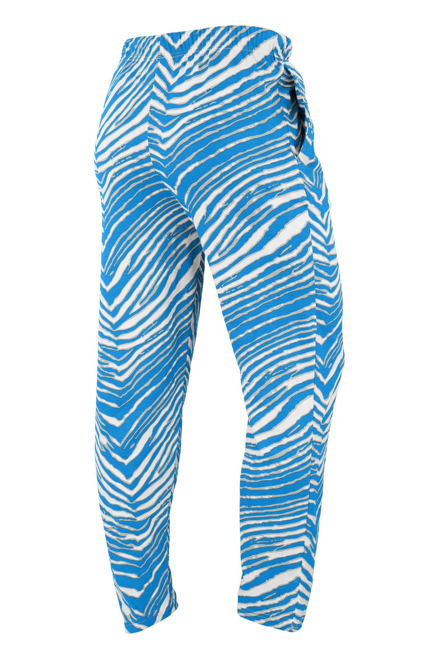 Zubaz NFL Adult Unisex Z88 Zebra Pants, Detroit Lions For Men and Women