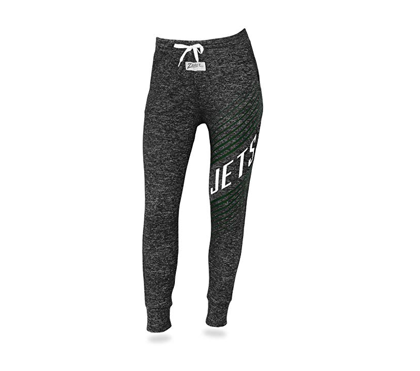 Zubaz NFL Zubaz NFL NEW YORK JETS WOMENS HEATHER GRAY JOGGER