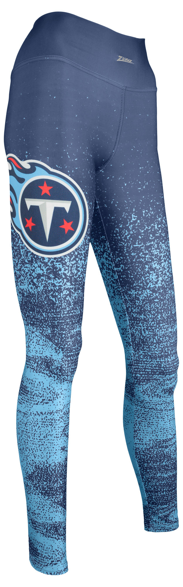 Zubaz NFL Women's Tennessee Titans Static Fade Leggings