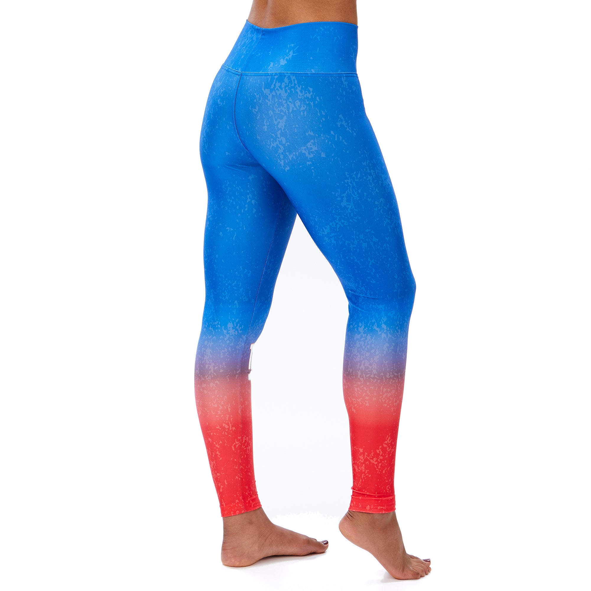 Zubaz NFL Women's New York Giants Gradient Leggings