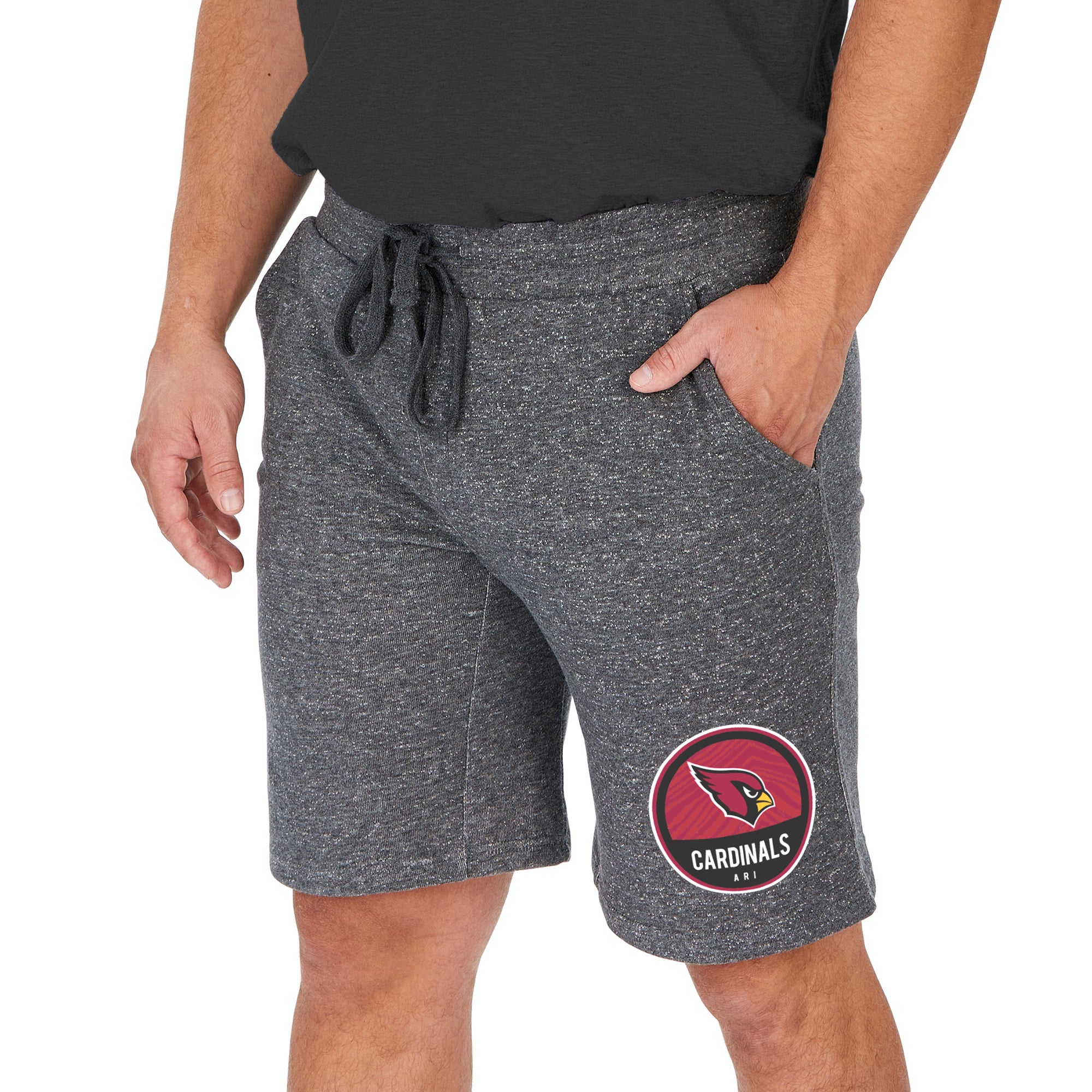 Zubaz NFL Men's Arizona Cardinals Sweat Short With Draw String