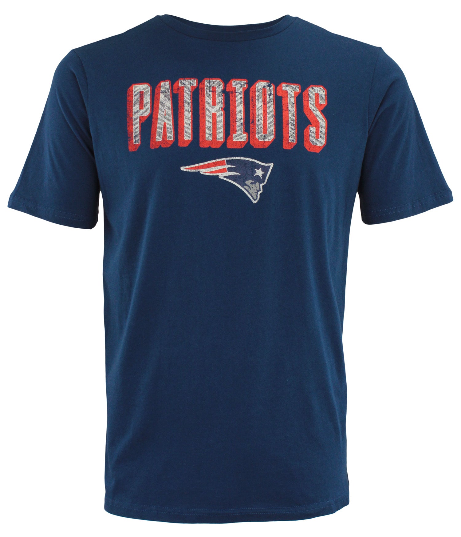 Zubaz NFL Men's New England Patriots Short Sleeve Zeb Graphic T-Shirt