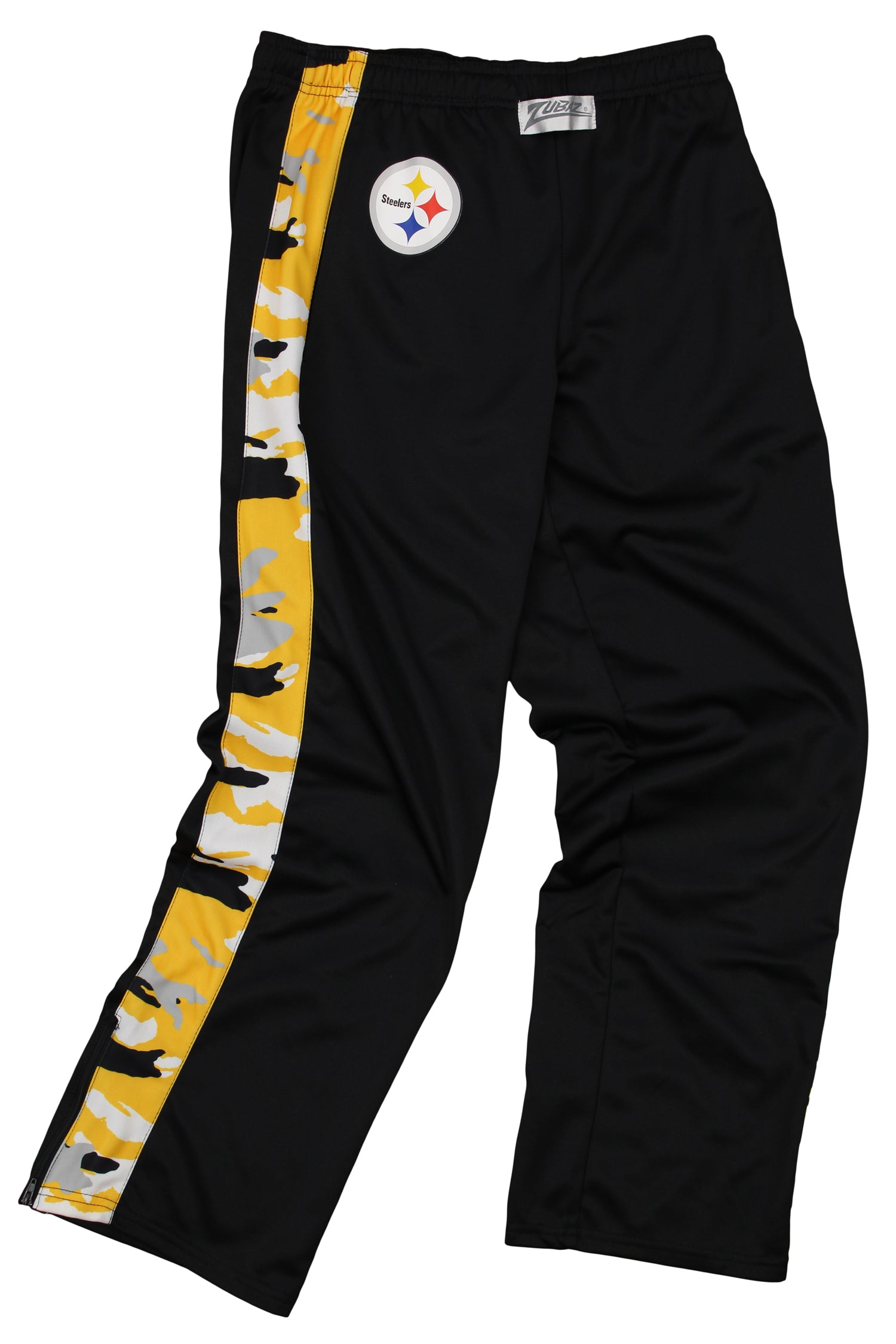 Zubaz Men's NFL Pittsburgh Steelers Camo Print Stadium Pants