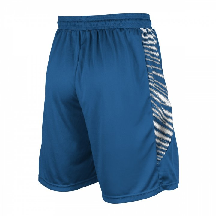 Zubaz NFL Men's Detroit Lions Team Logo Active Zebra Shorts