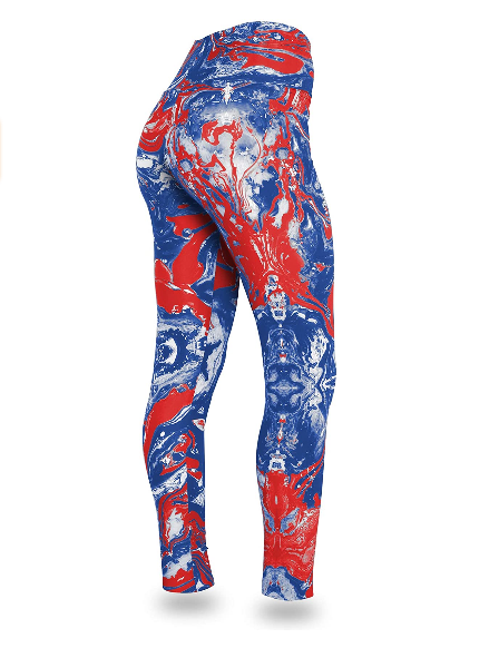 Zubaz NFL Women's New York Giants Team Swirl Leggings