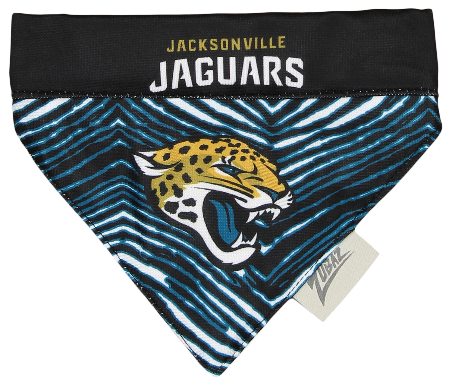 Zubaz X Pets First NFL Jacksonville Jaguars Reversible Bandana For Dogs & Cats