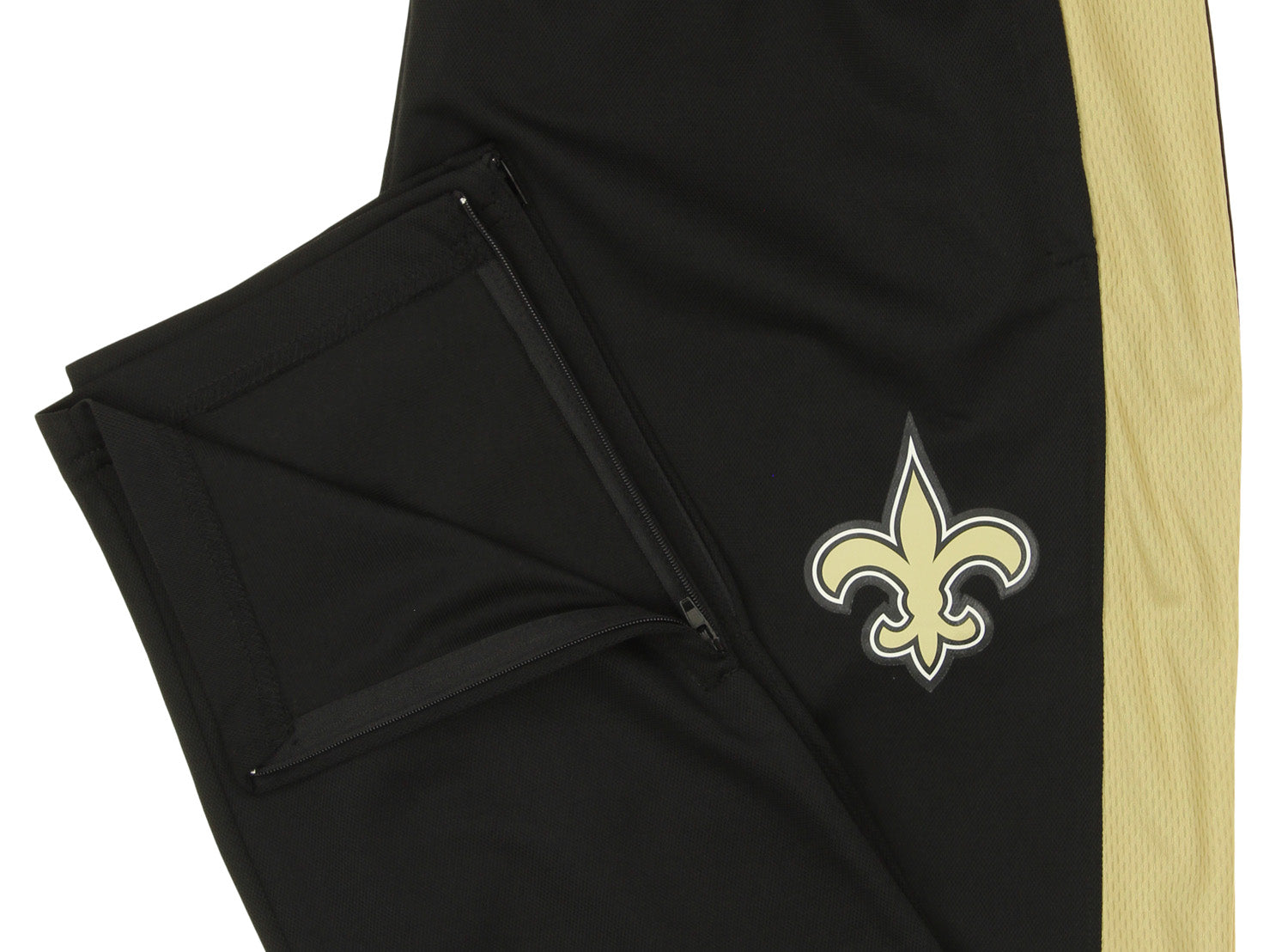 Zubaz NFL Football Men's New Orleans Saints Athletic Track Pant