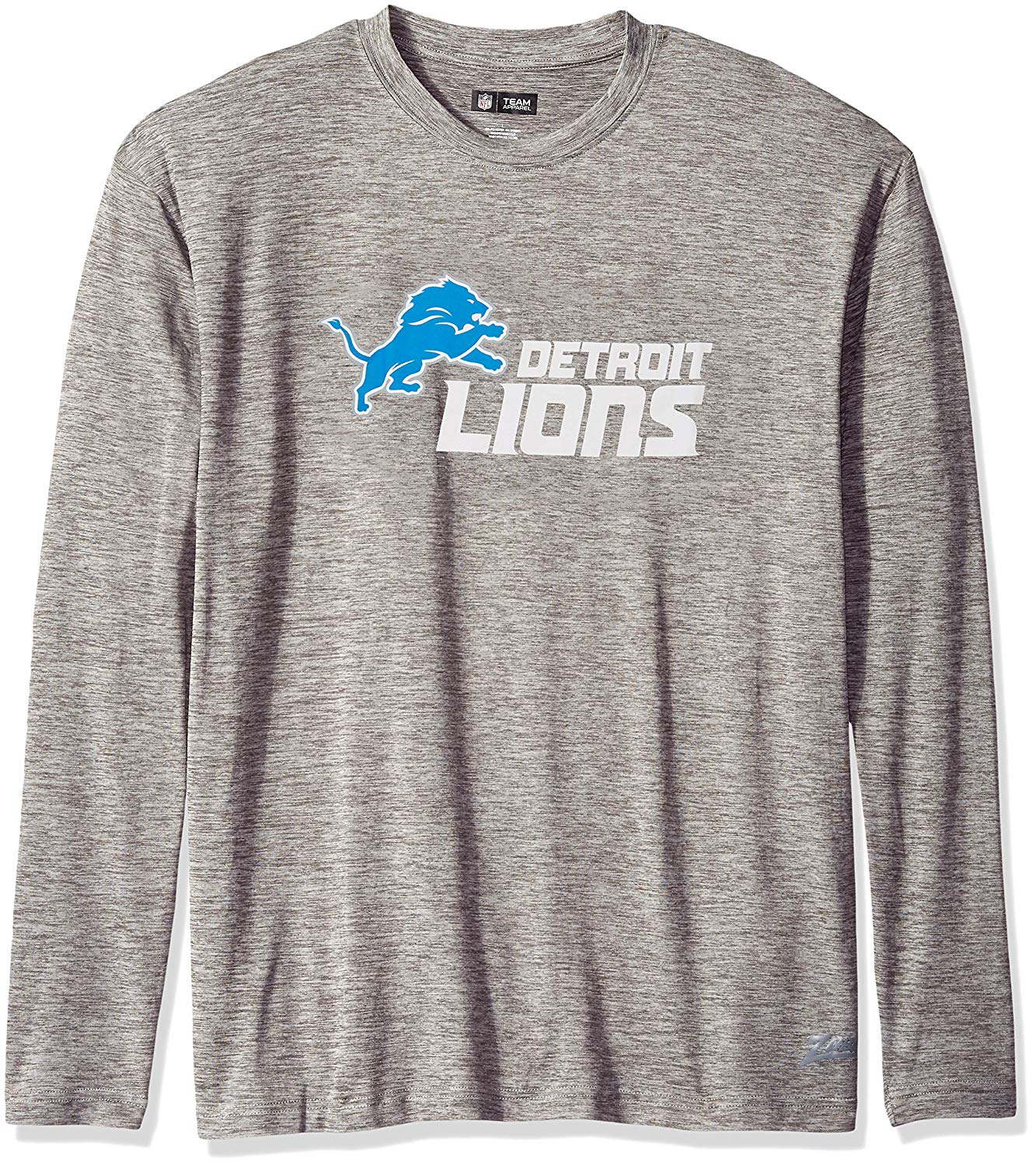 Zubaz NFL Men's Detriot Lions Long Sleeve Tee