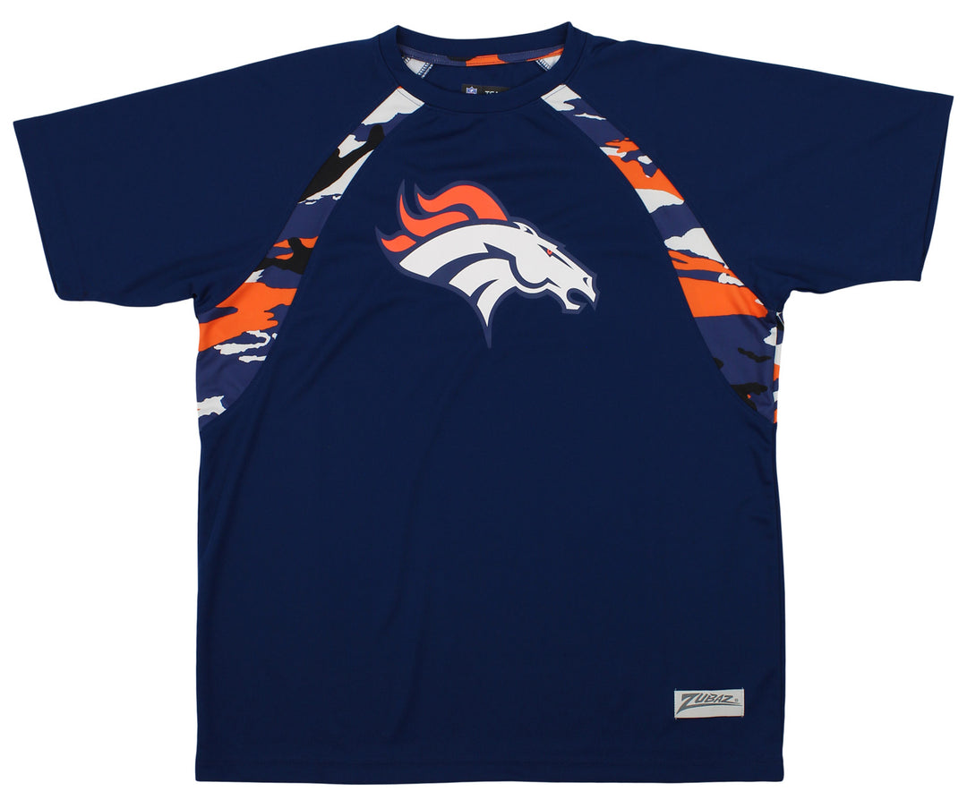 Zubaz NFL Men's Denver Broncos Camo Solid T-Shirt