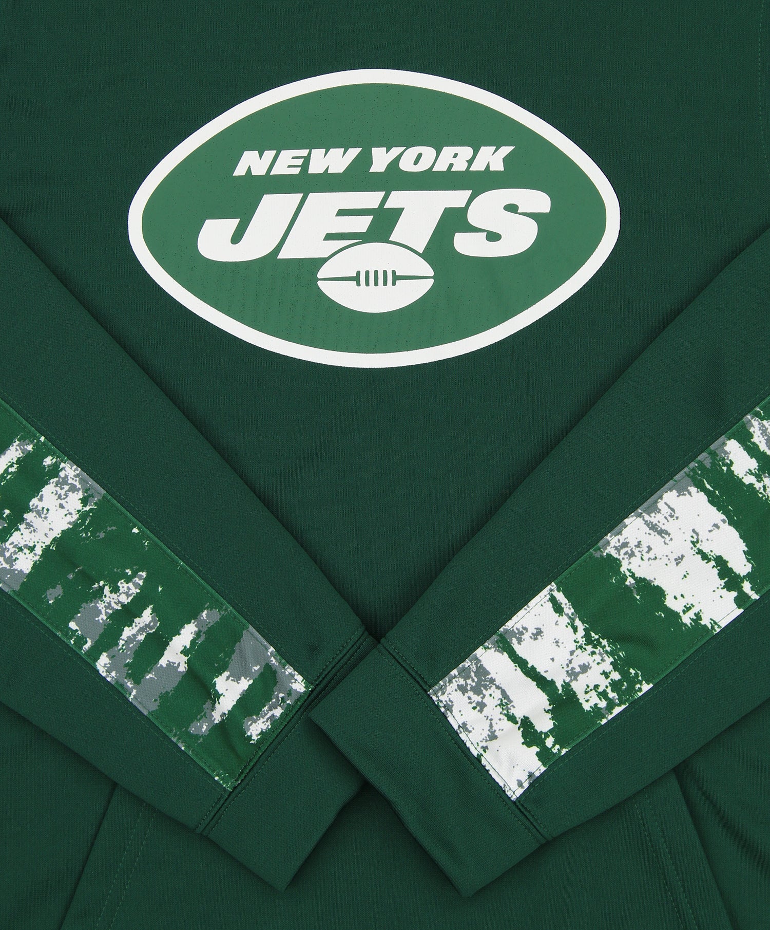 Zubaz NFL Men's New York Jets Performance Hoodie w/ Oxide Sleeves