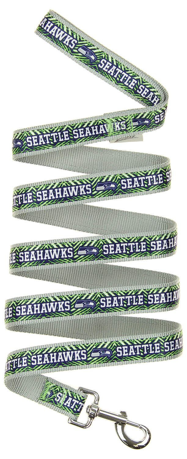 Zubaz X Pets First NFL Seattle Seahawk Team Logo Leash For Dogs