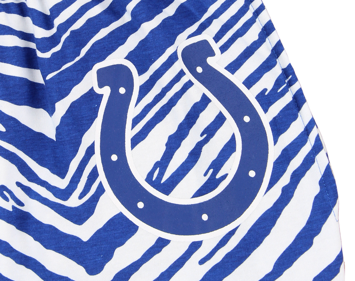 Zubaz Indianapolis Colts NFL Men's Zebra Left Hip Logo Lounge Pant