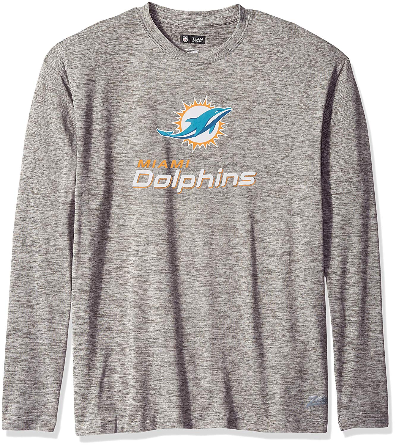 Zubaz NFL Men's Miami Dolphins Long Sleeve Tee