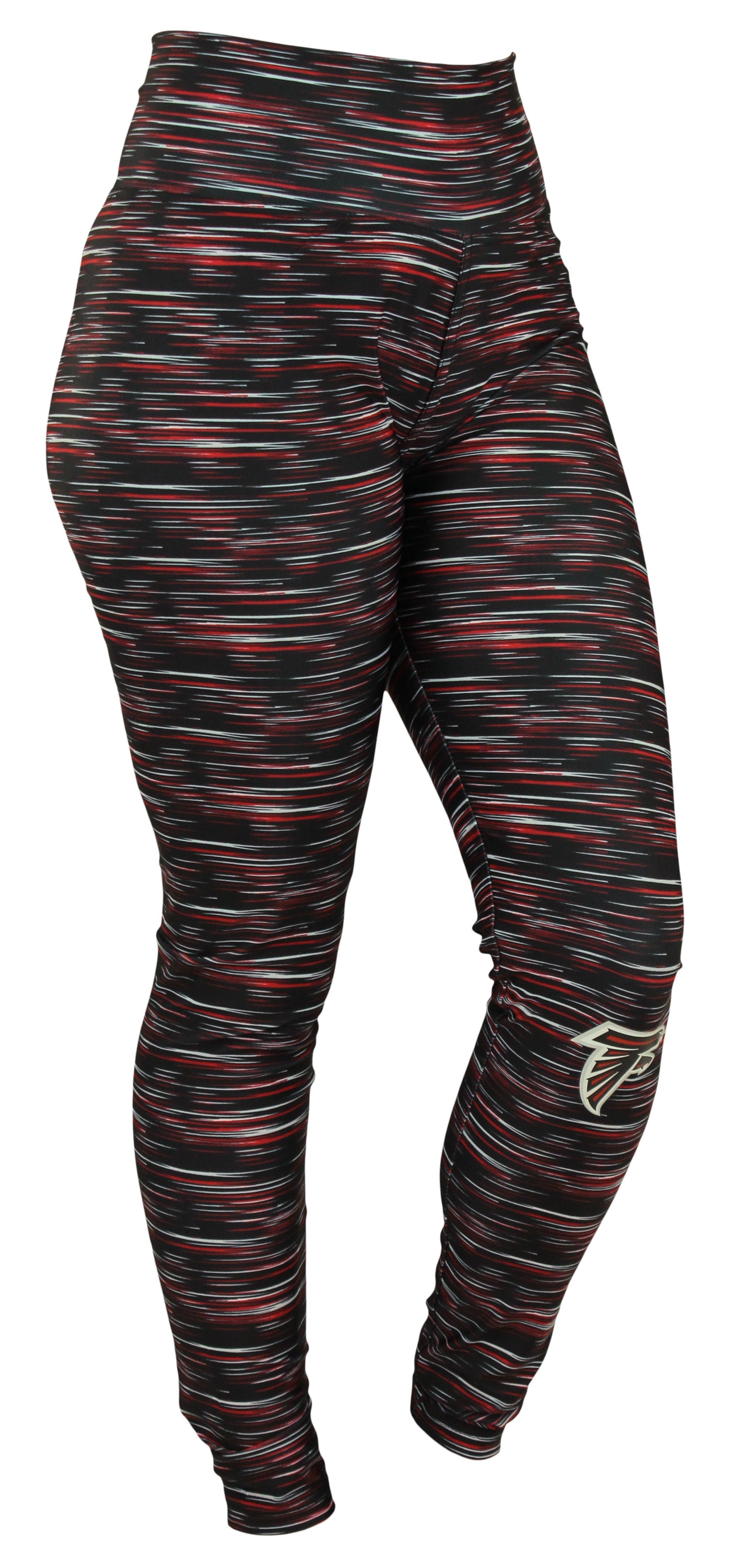 Zubaz NFL Football Women's Atlanta Falcons Space Dye Legging