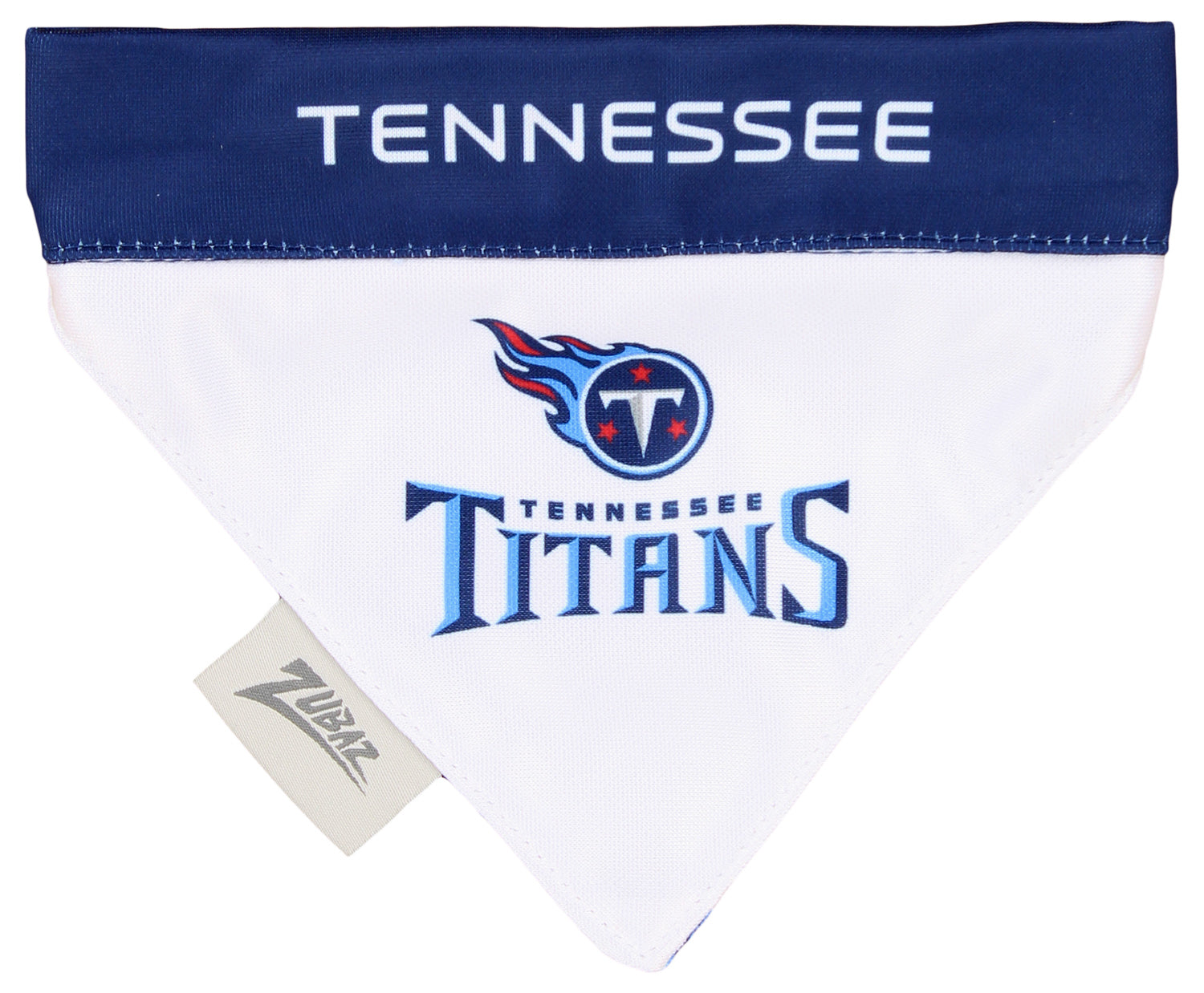 Zubaz X Pets First NFL Tennessee Titans Reversible Bandana For Dogs &