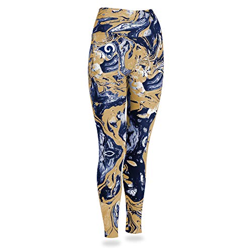 Zubaz NFL Women's Los Angeles Rams Team Swirl Leggings