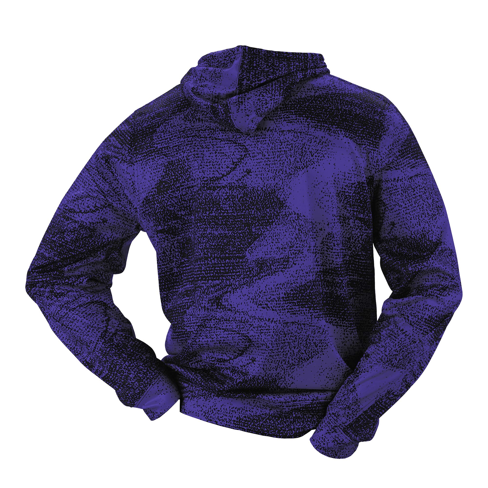 Officially Licensed Zubaz Men's NFL Static Hoodie, Baltimore Ravens,