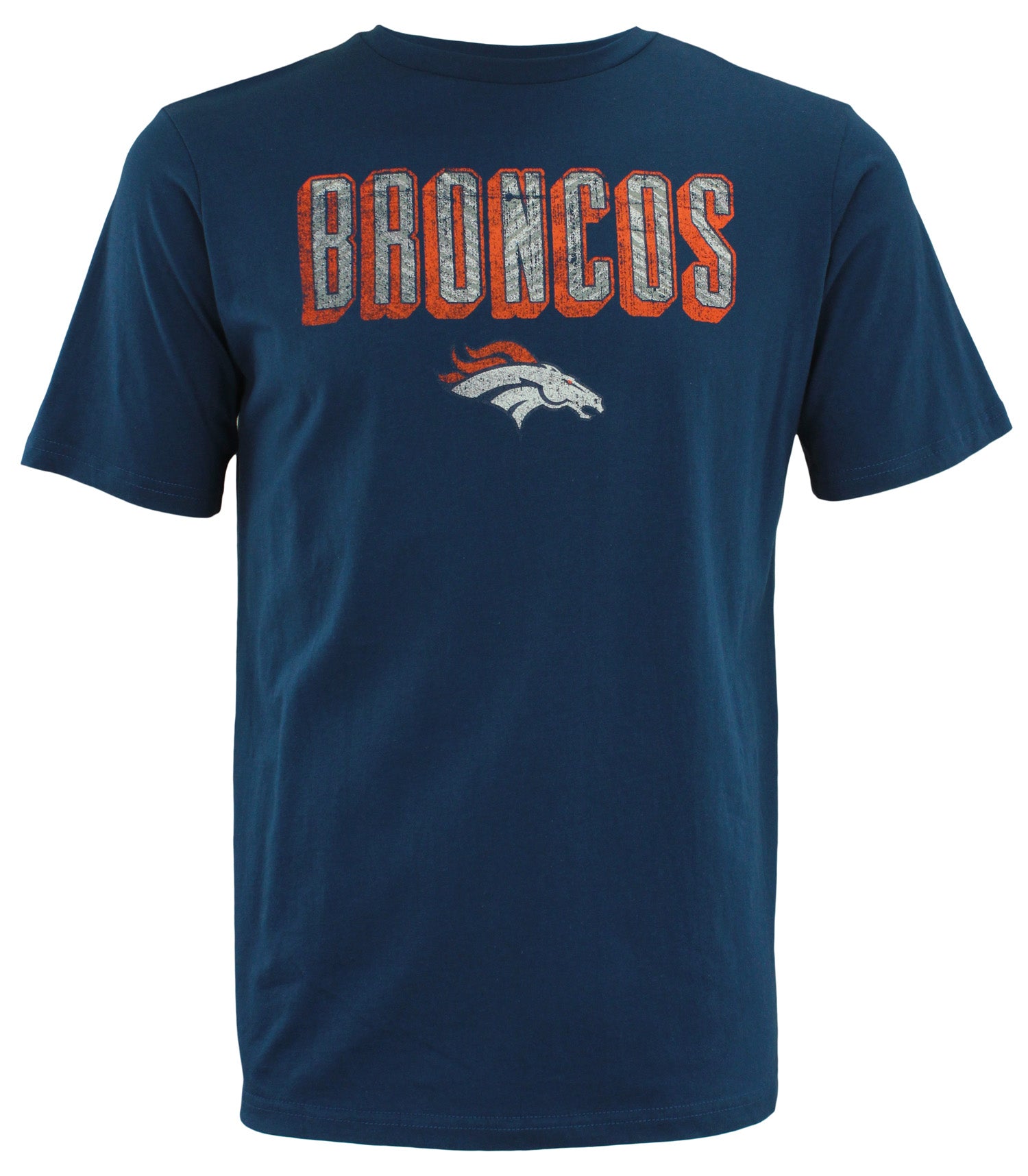 Zubaz NFL Men's Denver Broncos Short Sleeve Zeb Graphic T-Shirt