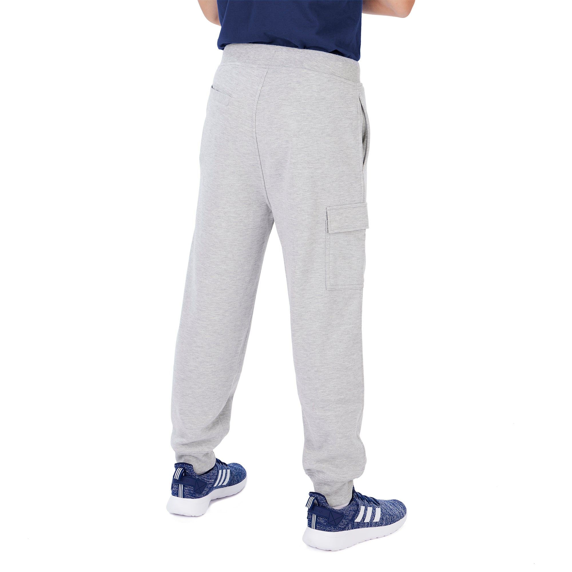 Zubaz Men's NFL Chicago Bears Heather Gray Cargo Sweatpants