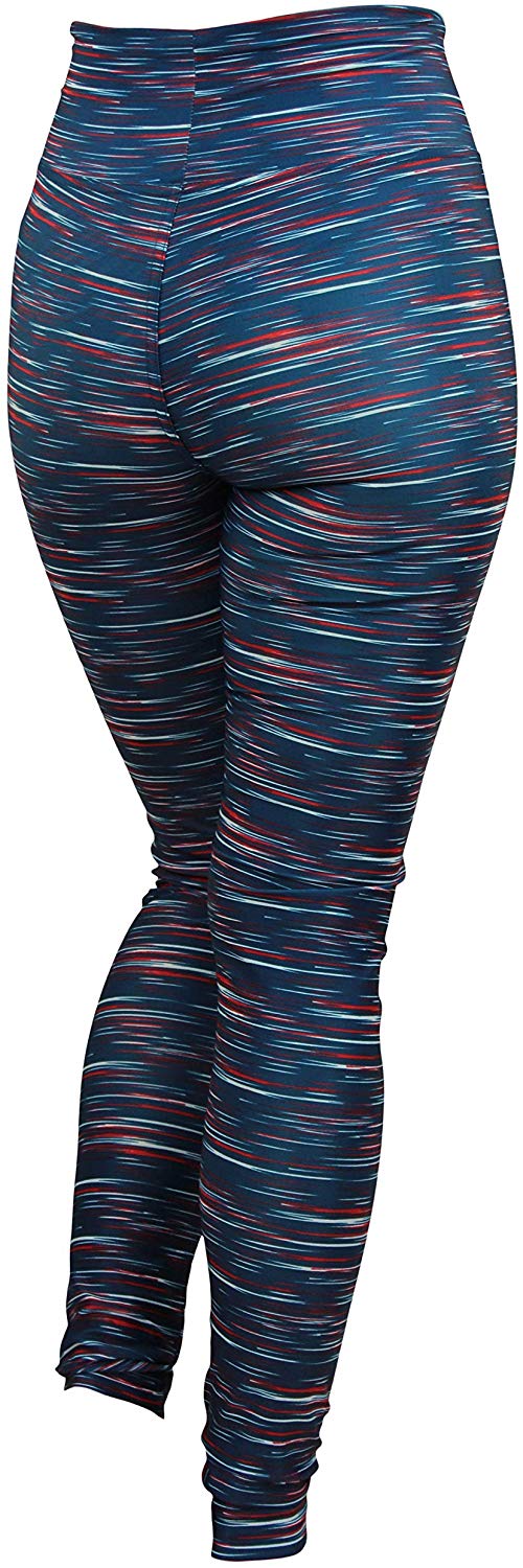 Zubaz NFL Football Women's Houston Texans Space Dye Legging