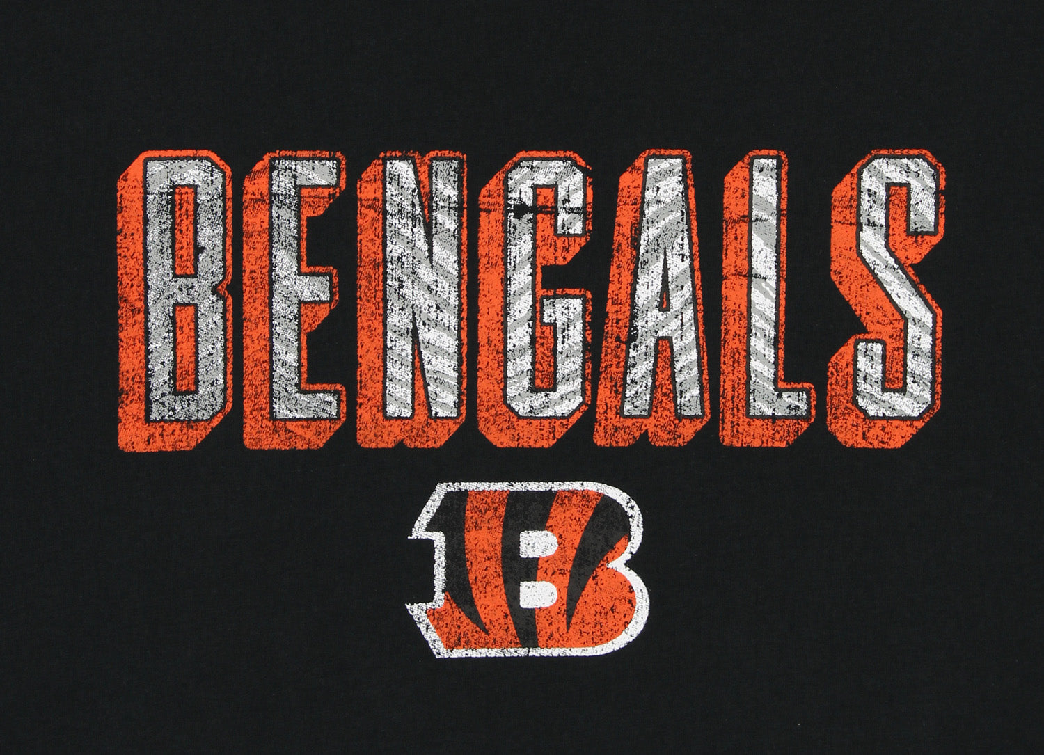 Zubaz NFL Men's Cincinnati Bengals Short Sleeve Zeb Graphic T-Shirt