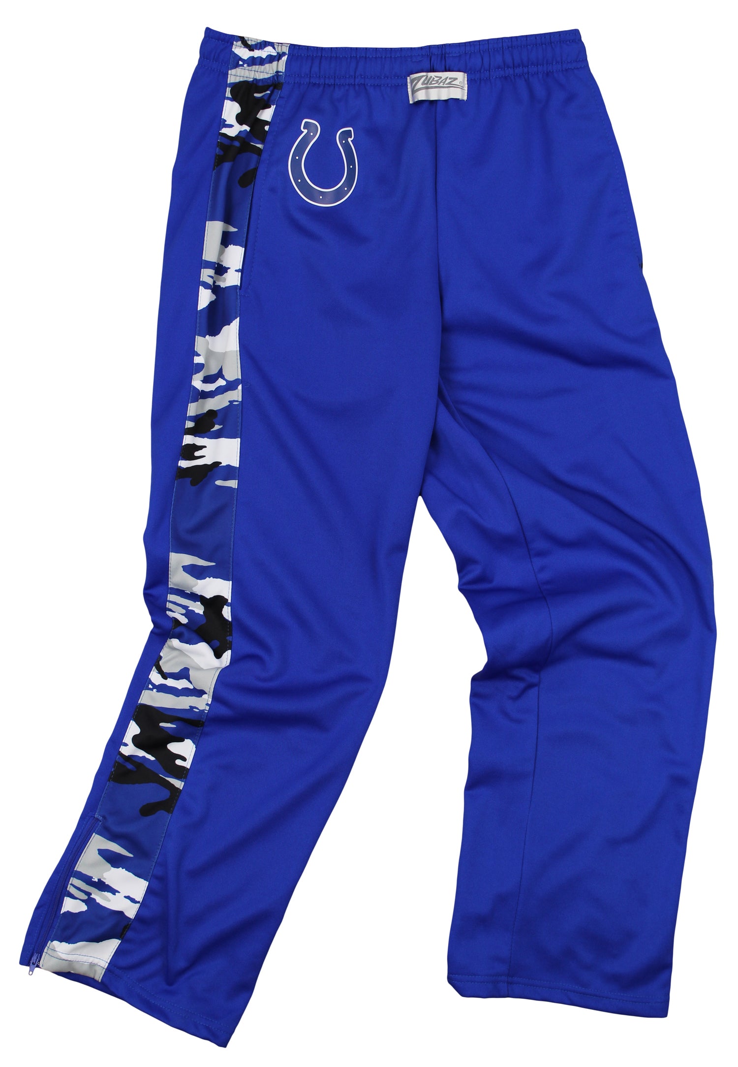 Zubaz Men's NFL Indianapolis Colts Camo Print Stadium Pants