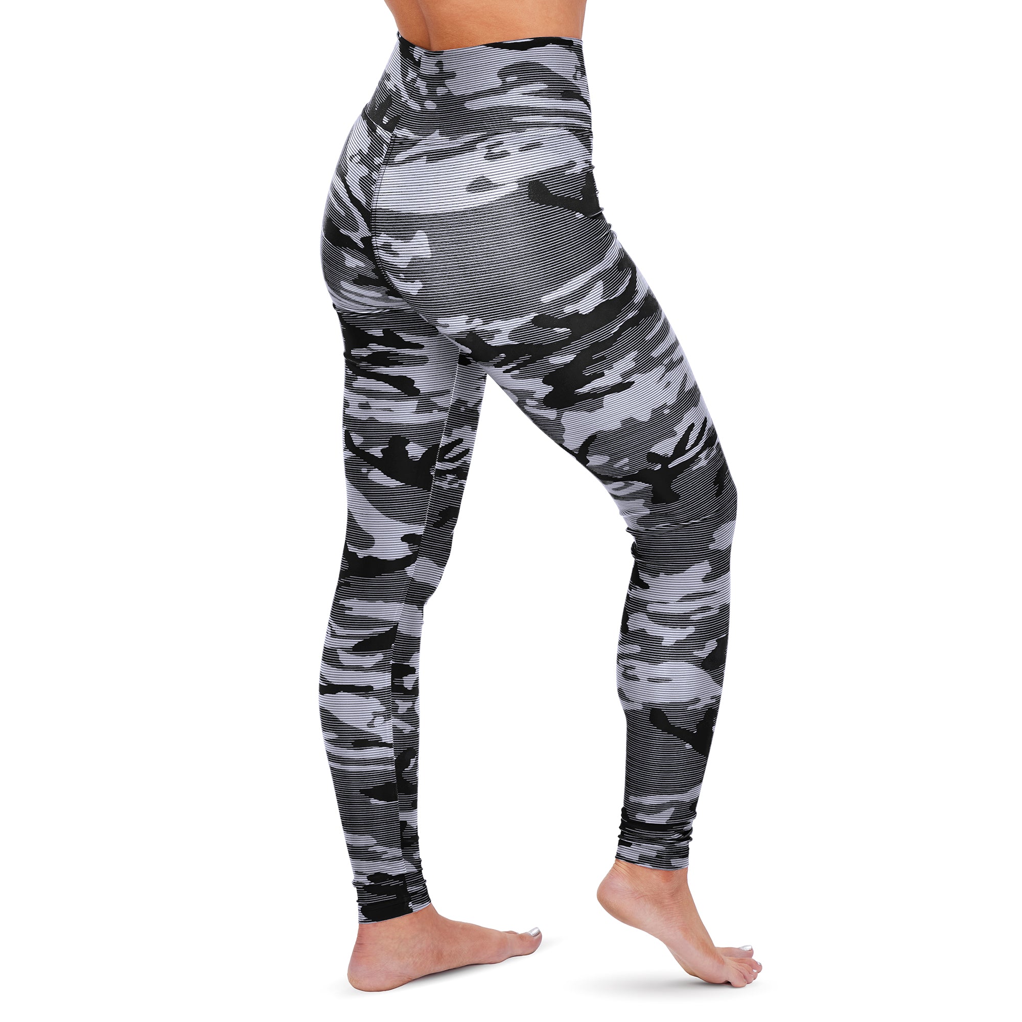 Zubaz NFL Women's Las Vegas Raiders Marled Camo Lines Leggings