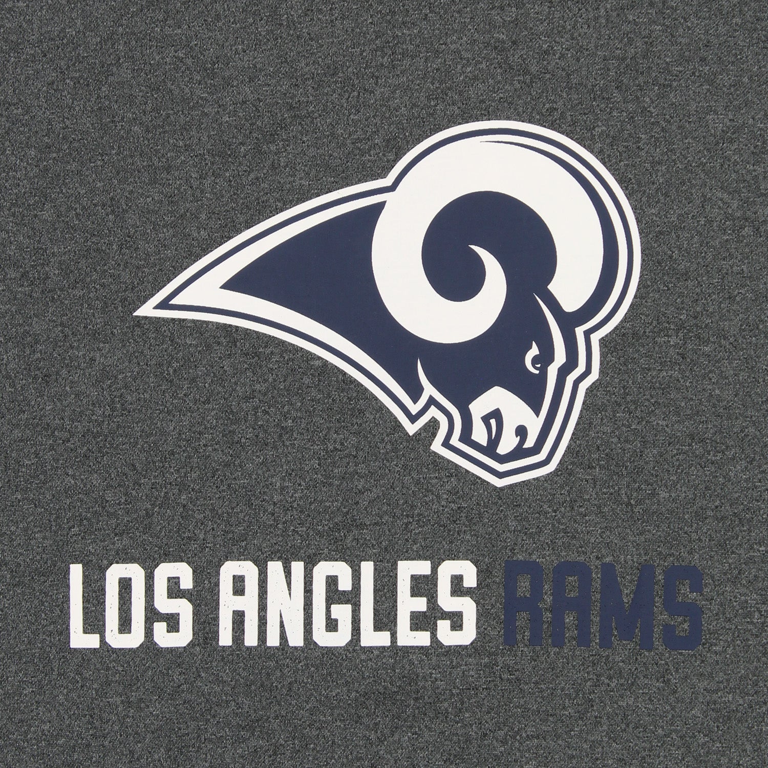 Zubaz NFL Los Angeles Rams Men's Heather Grey Performance Fleece Hoodie