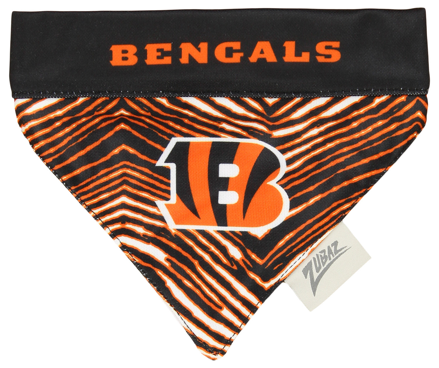 Zubaz X Pets First NFL Cincinnati Bengals Reversible Bandana For Dogs & Cats