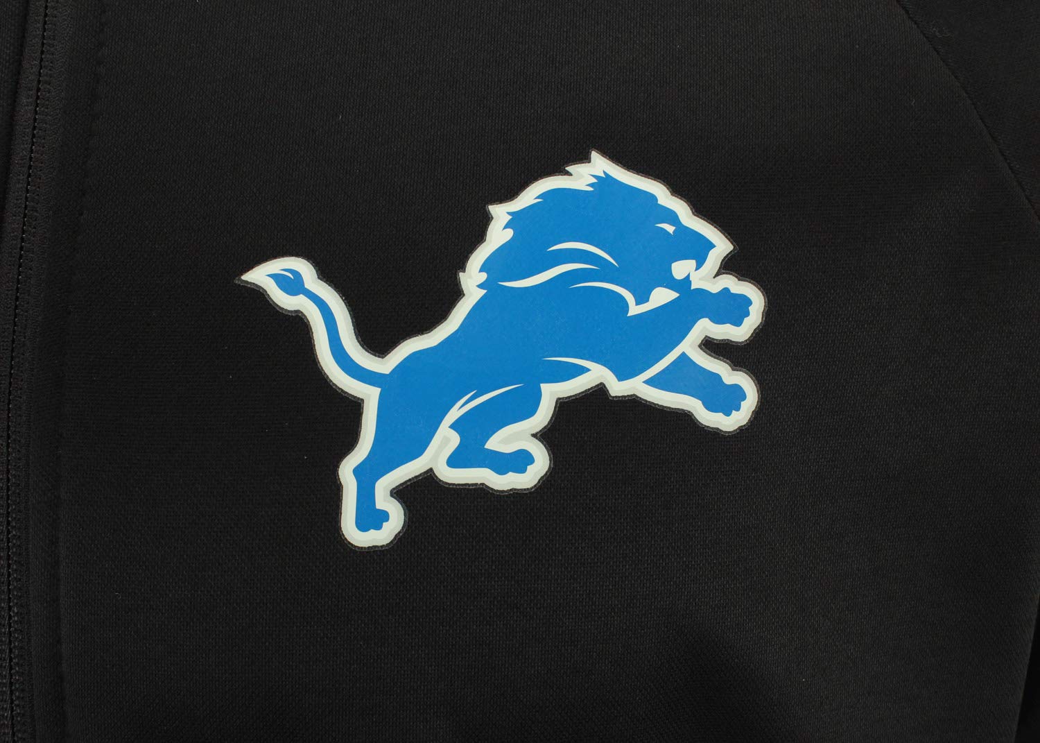Zubaz NFL Detroit Lions Men's Heavyweight Full Zip Performance Fleece Hoodie