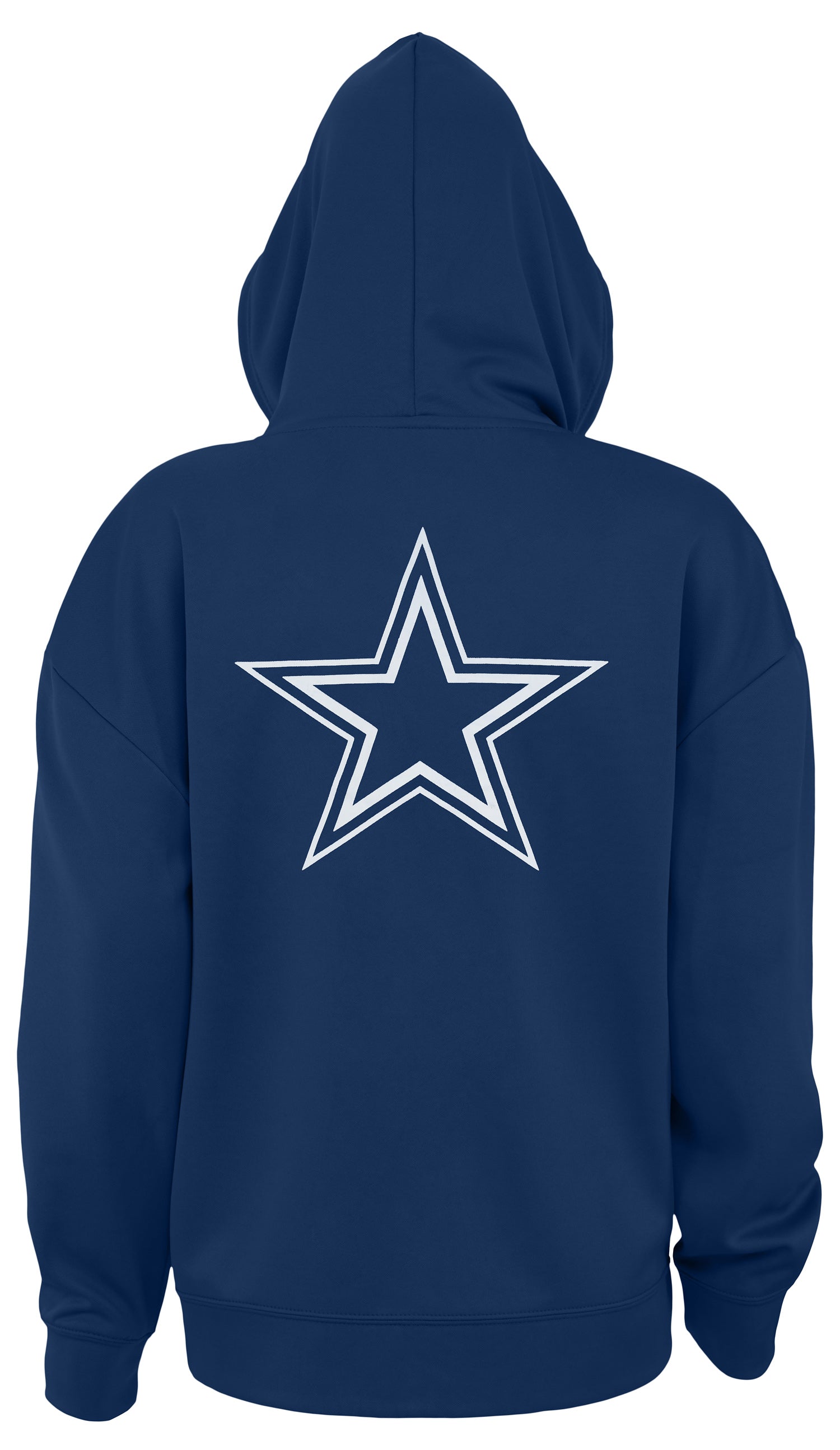 Zubaz NFL Women's Standard Full Zip Hoodie Dallas Cowboys