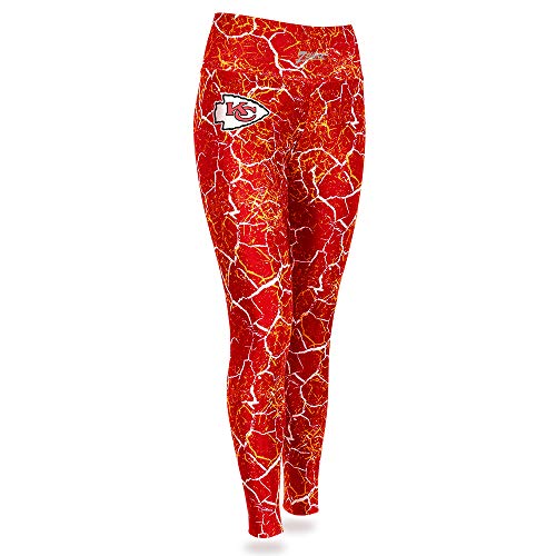 Zubaz NFL Women's Kansas City Chiefs Team Marble Leggings